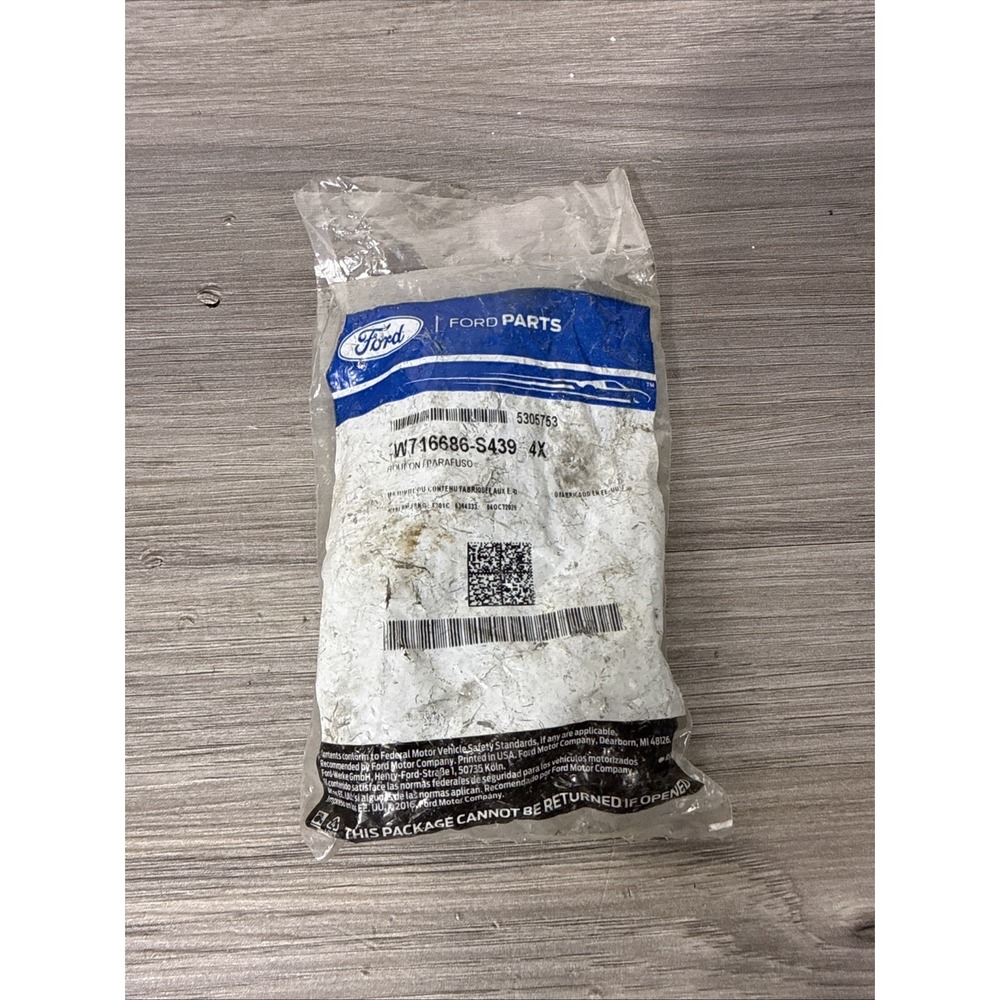 Genuine Ford Bolts 4 Pk Part # W716686-S439‎